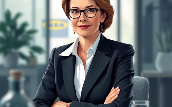 Ilustración editorial conceptual sobre gobernanza empresarial y nombramientos directivos
